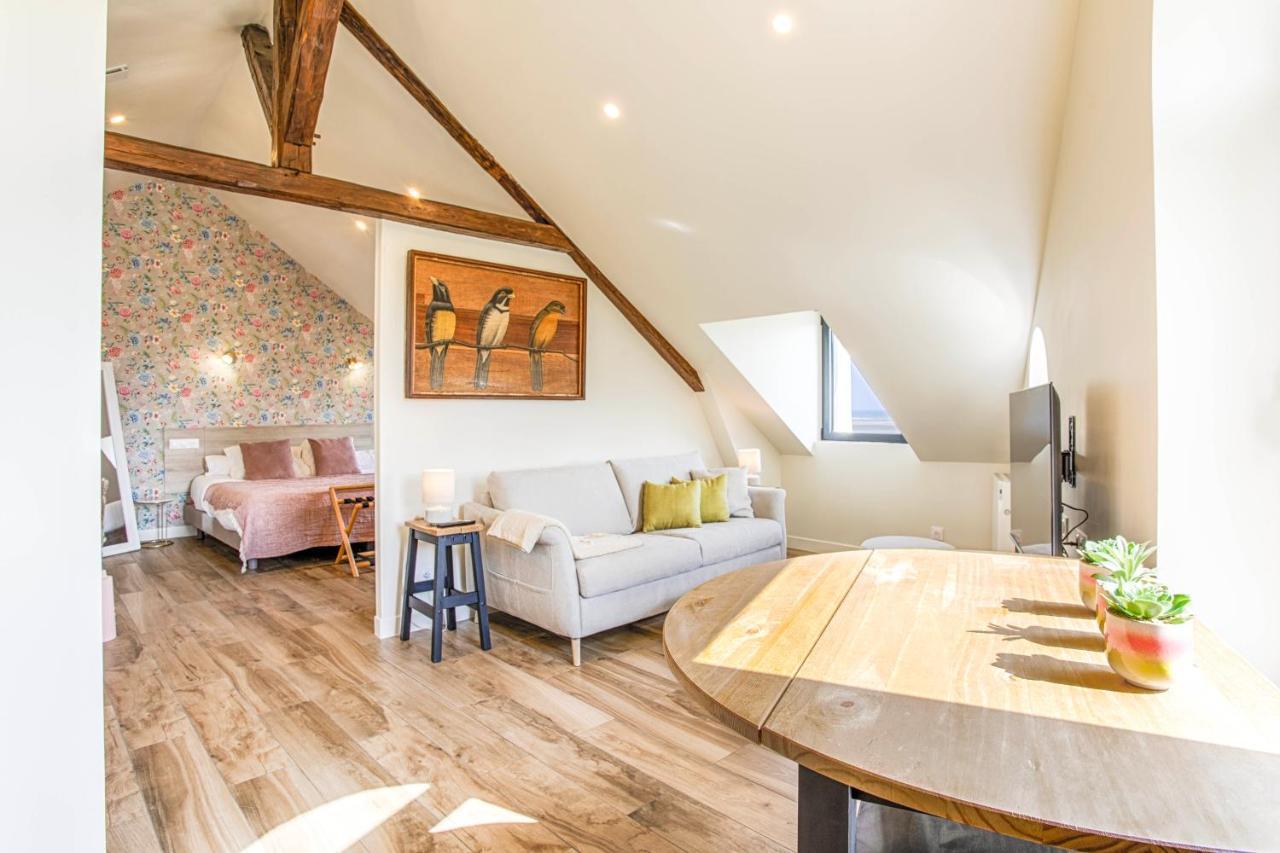 Beau L.O.F.T. Sous Les Toits - Vue Sur Mer 2 A 4 Personnes - Residence La Vague Houlgate Luaran gambar
